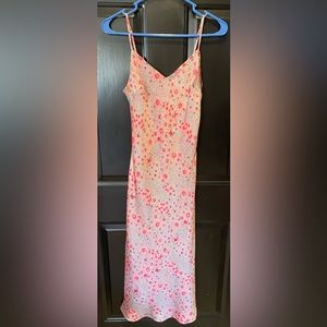 Red Dress Boutique - Smooth Things Over Pink Floral Midi Dress